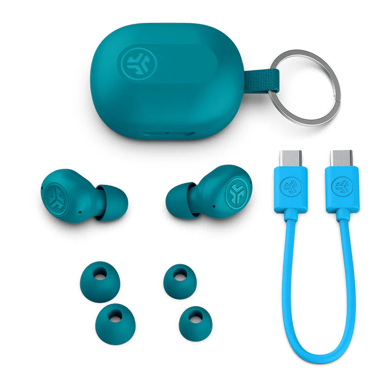 JLab JBuds Mini In-Ear True Wireless Earbuds - Green Aqua | IEUEBJBMINIRAQUA124 - Image 5