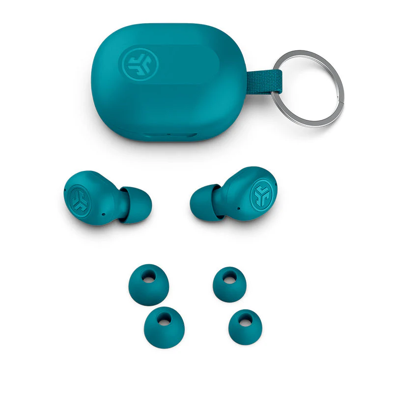 JLab JBuds Mini In-Ear True Wireless Earbuds - Green Aqua | IEUEBJBMINIRAQUA124 - Image 6