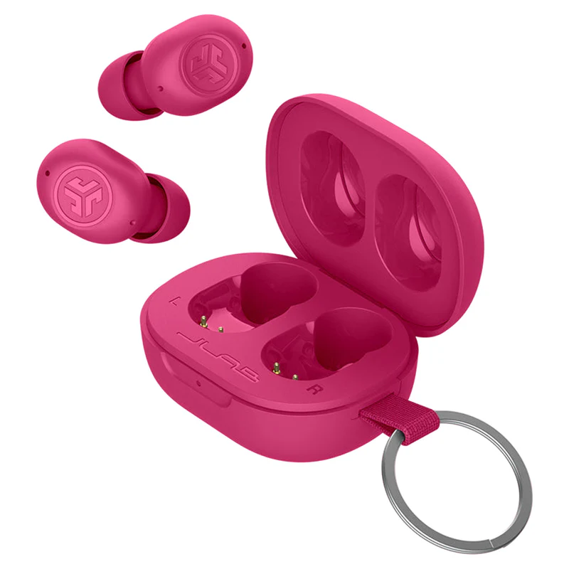 JLab JBuds Mini In-Ear True Wireless Earbuds - Magenta Pink | IEUEBJBMINIRPNK124 - Image 2