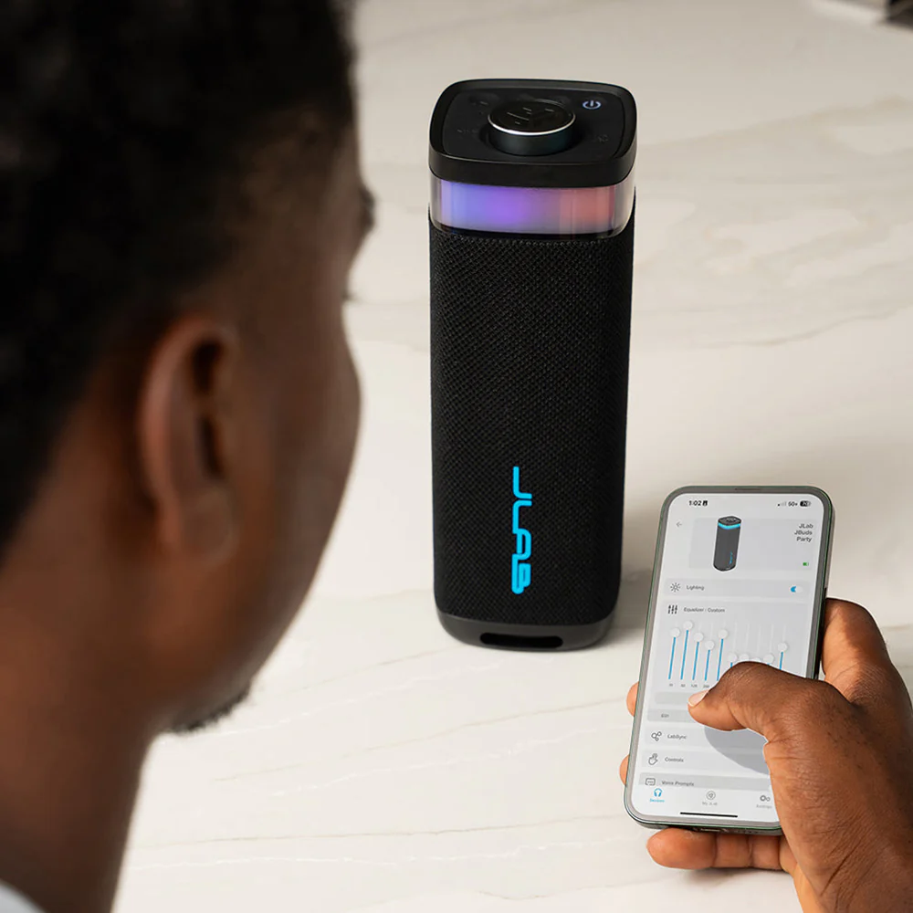 JLab JBuds Party Portable Bluetooth Speaker - Black | IEUSBJBUDSRBLK62 - Image 7