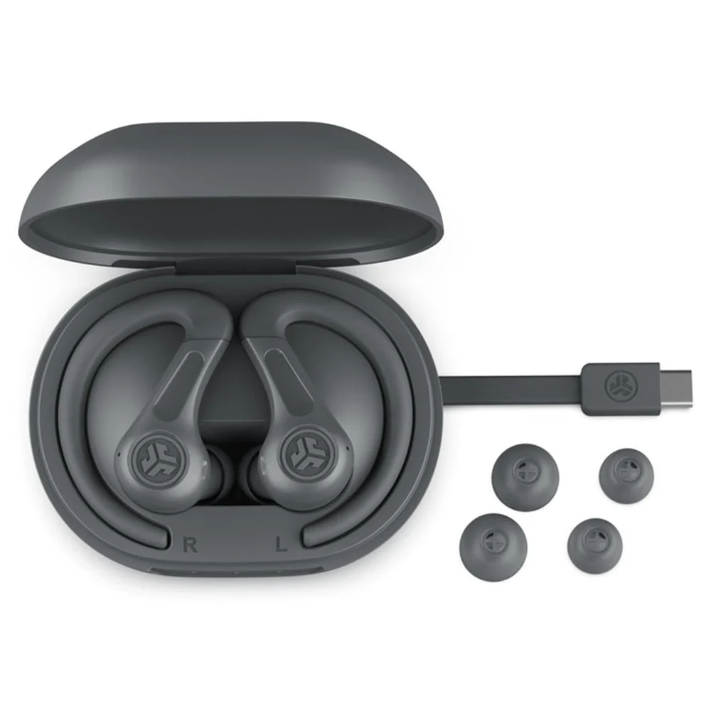 JLab JBuds Sport ANC 4 In-Ear True Wireless Earbuds - Graphite | IEUEBJBSPTANCRGPH84 - Image 6