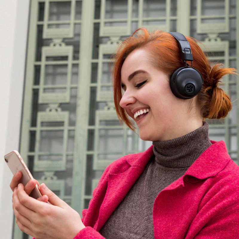 JLab Studio On-Ear Wireless Bluetooth Headphone - Black | IEUHBASTUDIORBLK4 - Image 4