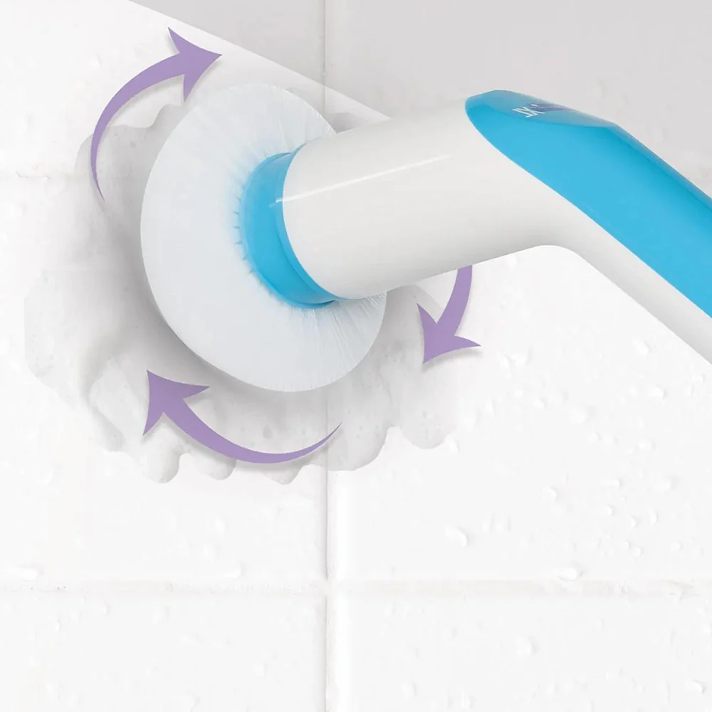 JML Scrub Buddi XL Electric Cleaning Brush - White & Blue | A002477 - Image 7