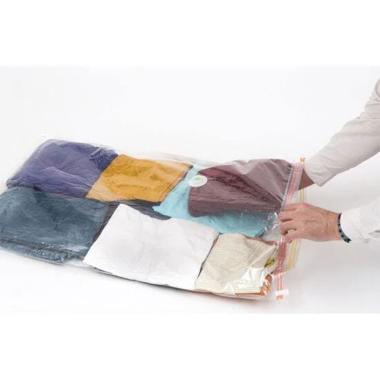 JML Vac Pack Vacuum Seal Storage Bags - Clear (Pack of 2) | A001080 - Image 3