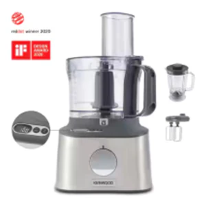 Kenwood 2.1L MultiPro Compact+ Food Processor - Brushed Metal | FDM310SS - Image 4
