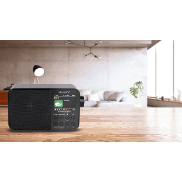 Kenwood DAB+ Portable Radio - Black | CRM30DABB - Image 3