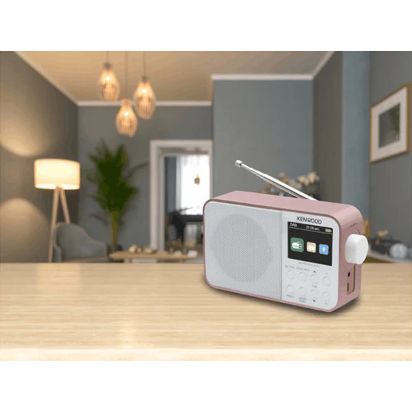 Kenwood DAB+ Portable Radio - Pink | CRM30DABR - Image 4