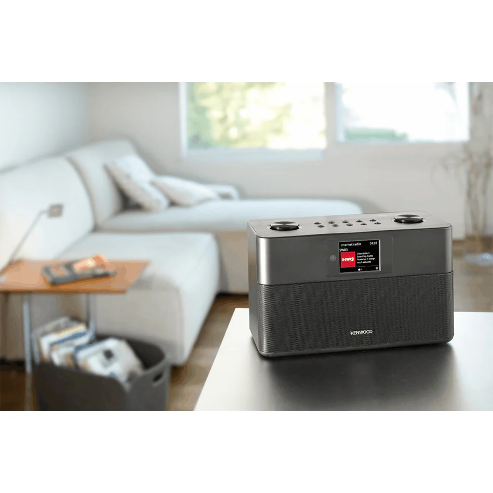 Kenwood FM-RDS/DAB+ Compact Smart Radio - Black | CRST100SB - Image 6