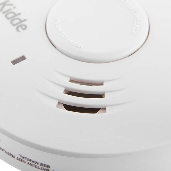 Kidde Battery Powered Smoke Alarm with Hush - White | FSK10Y29 - Image 2