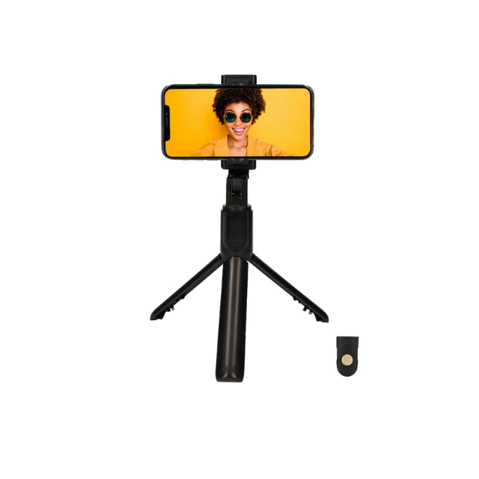 Ksix Selfie Pro Remote Control Tripod For Smartphone - Black | 114569 - Image 2