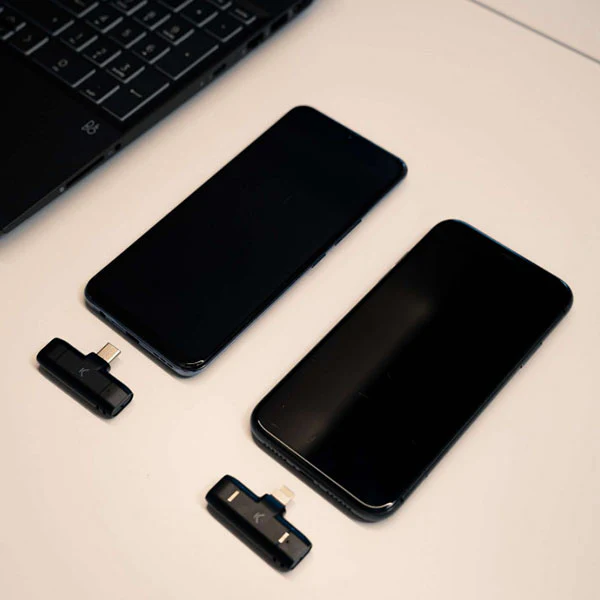 Ksix Type C Wireless Microphone for Smartphones - Black | 121918 - Image 8