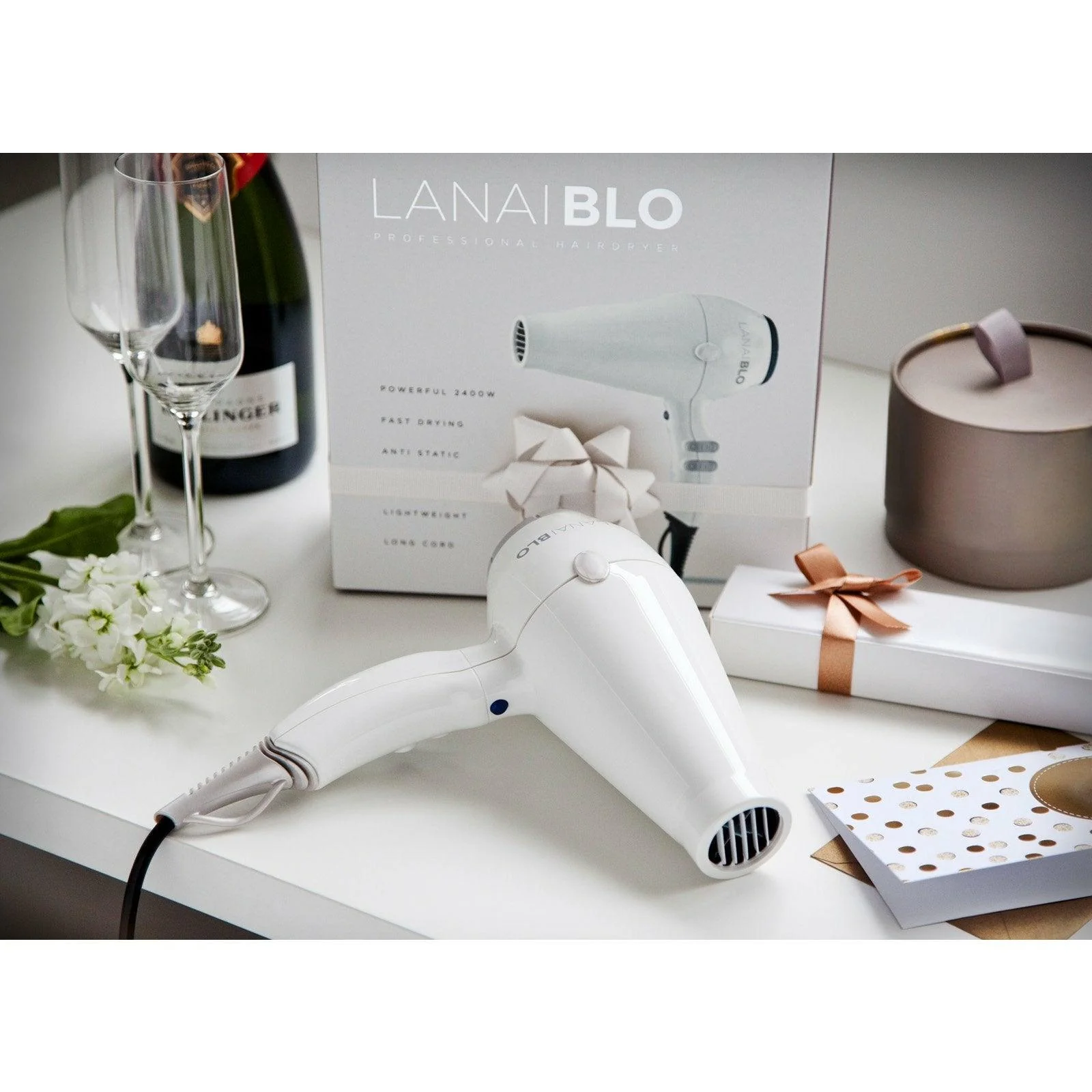Lanaiblo 2400W Hair Dryer - White | LANAIBLOWHITE - Image 6