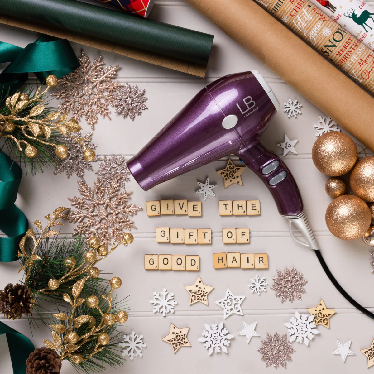Lanaiblo 2400W High Power Hair Dryer - Midnight Purple | LANAIBLOPURPLE - Image 5