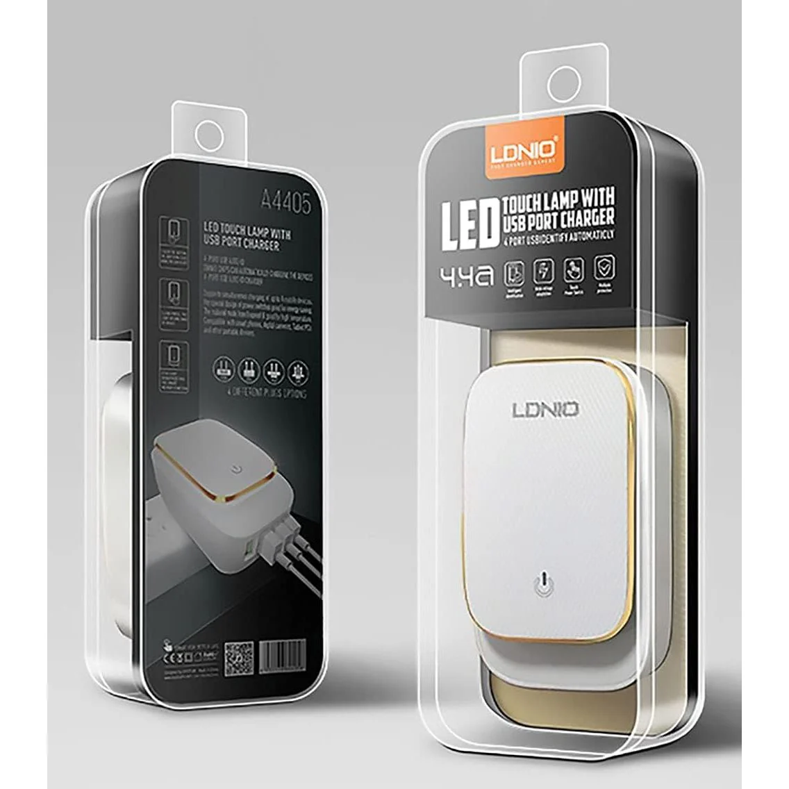 Ldnio 4 USB Ports Travel Adapter Wall Charger - White | 644058 - Image 4