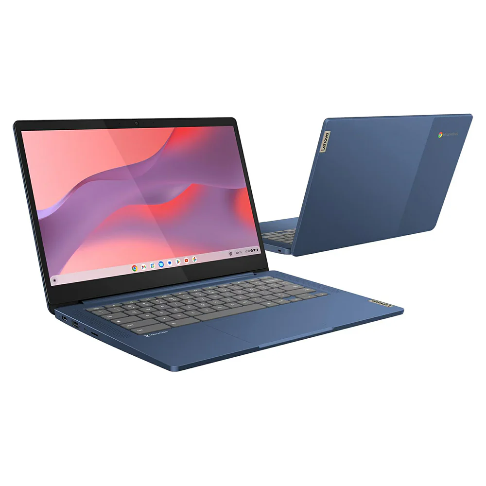 Lenovo IdeaPad Slim 3 MediaTek Kompanio 14" 8GB/128GB Chromebook - Abyss Blue | 82XJ001EUK