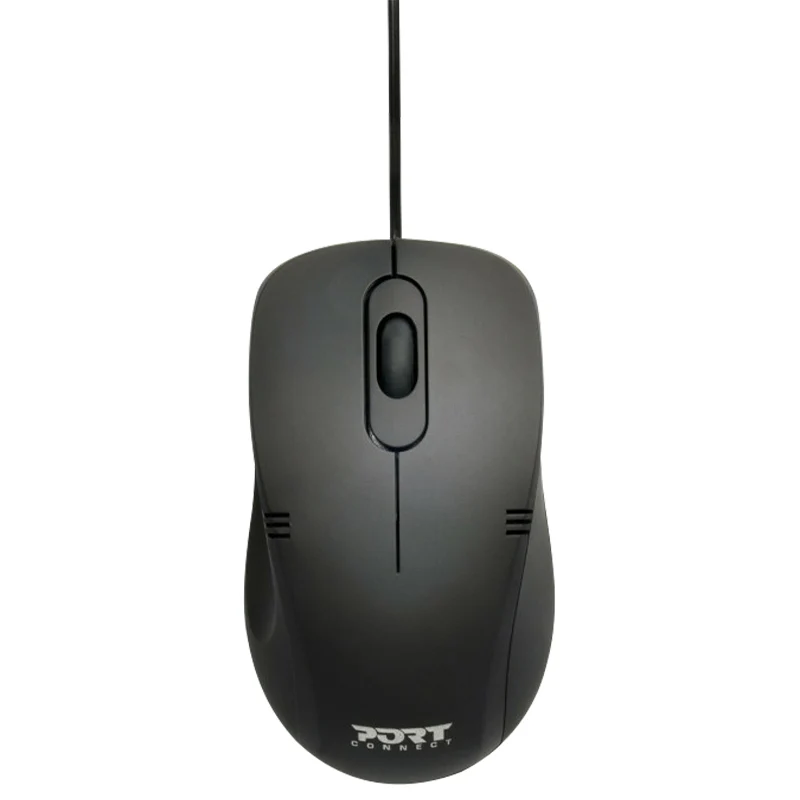 Port Connect Professional Wired Mouse - Black | 900400-PRO - Image 2