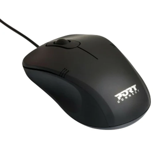 Port Connect Professional Wired Mouse - Black | 900400-PRO