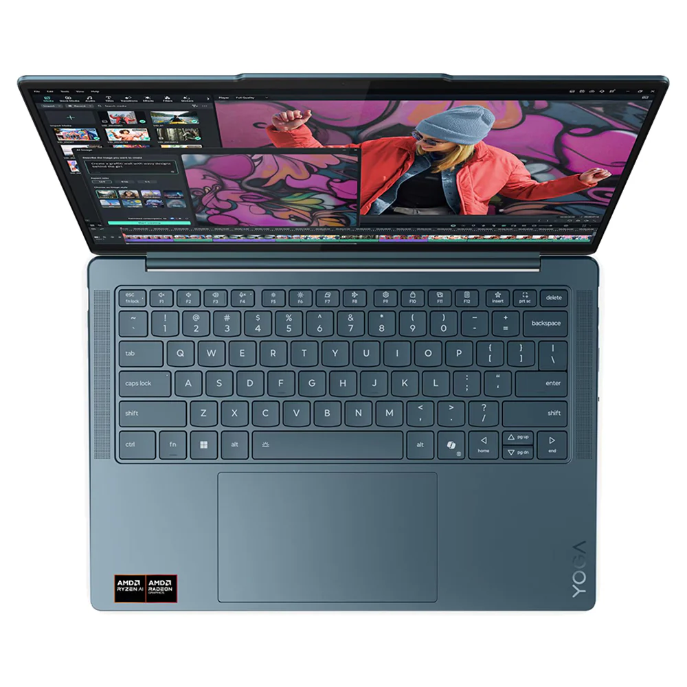 Lenovo Yoga Slim 7 AMD Ryzen AI 5 14" 16GB/512GB Laptop - Tidal Teal | 83JY0076UK - Image 3