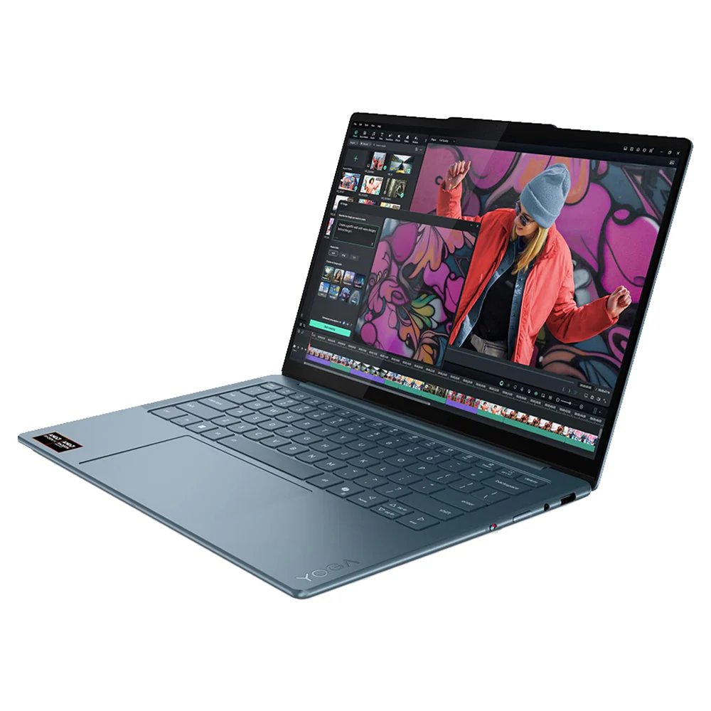 Lenovo Yoga Slim 7 AMD Ryzen AI 5 14" 16GB/512GB Laptop - Tidal Teal | 83JY0076UK - Image 4