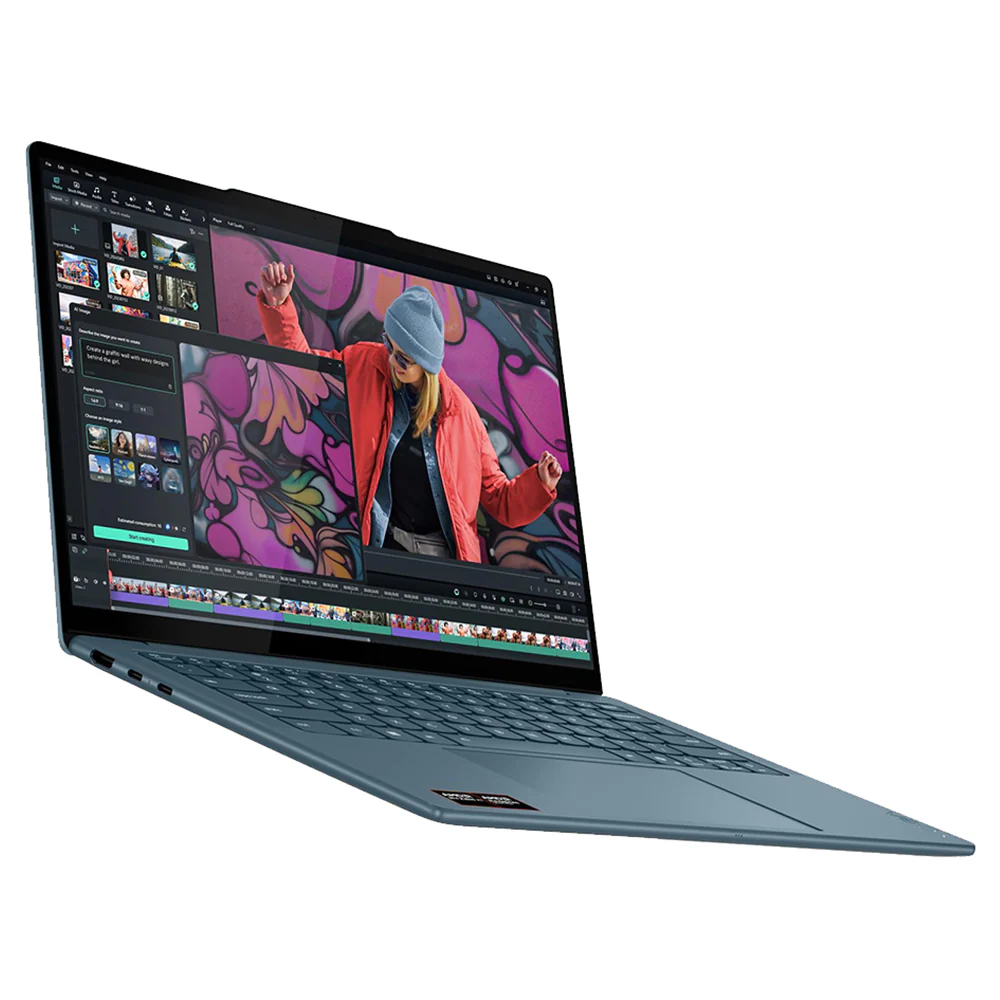 Lenovo Yoga Slim 7 AMD Ryzen AI 5 14" 16GB/512GB Laptop - Tidal Teal | 83JY0076UK - Image 5