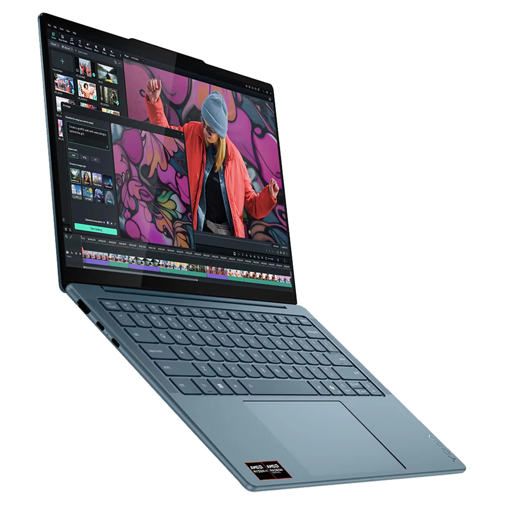 Lenovo Yoga Slim 7 AMD Ryzen AI 5 14" 16GB/512GB Laptop - Tidal Teal | 83JY0076UK - Image 6