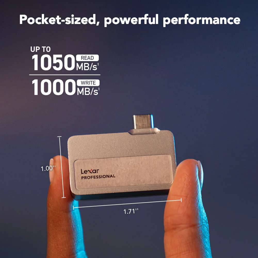 Lexar Professional Go 2TB Portable SSD - Black | LSL400X002T-RNBNG - Image 6