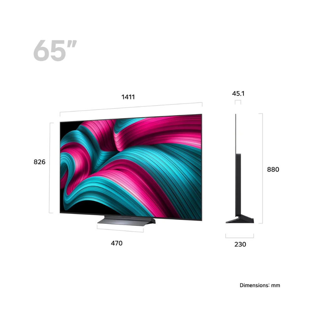 LG evo AI C5 65" 4K Smart TV | OLED65C54LA.AEK - Image 2