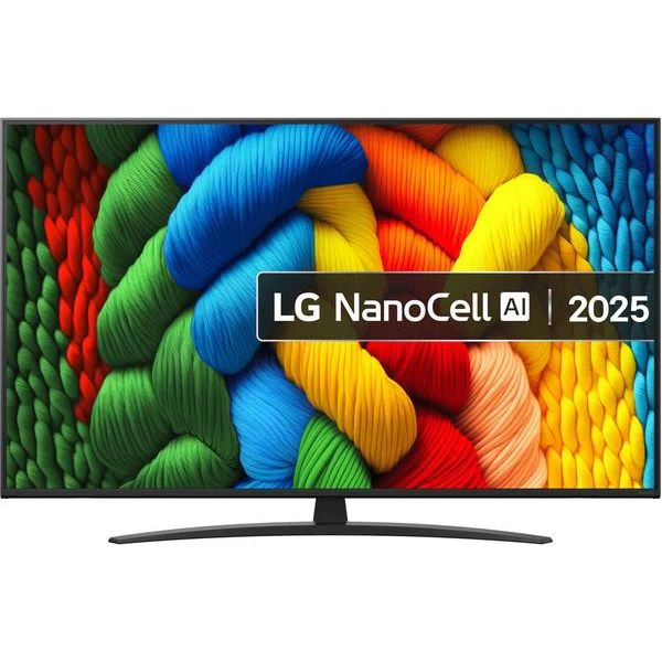 LG NANO81A NanoCell AI 55" 4K Smart TV - Charcoal Black | 55NANO81A6A.AEK