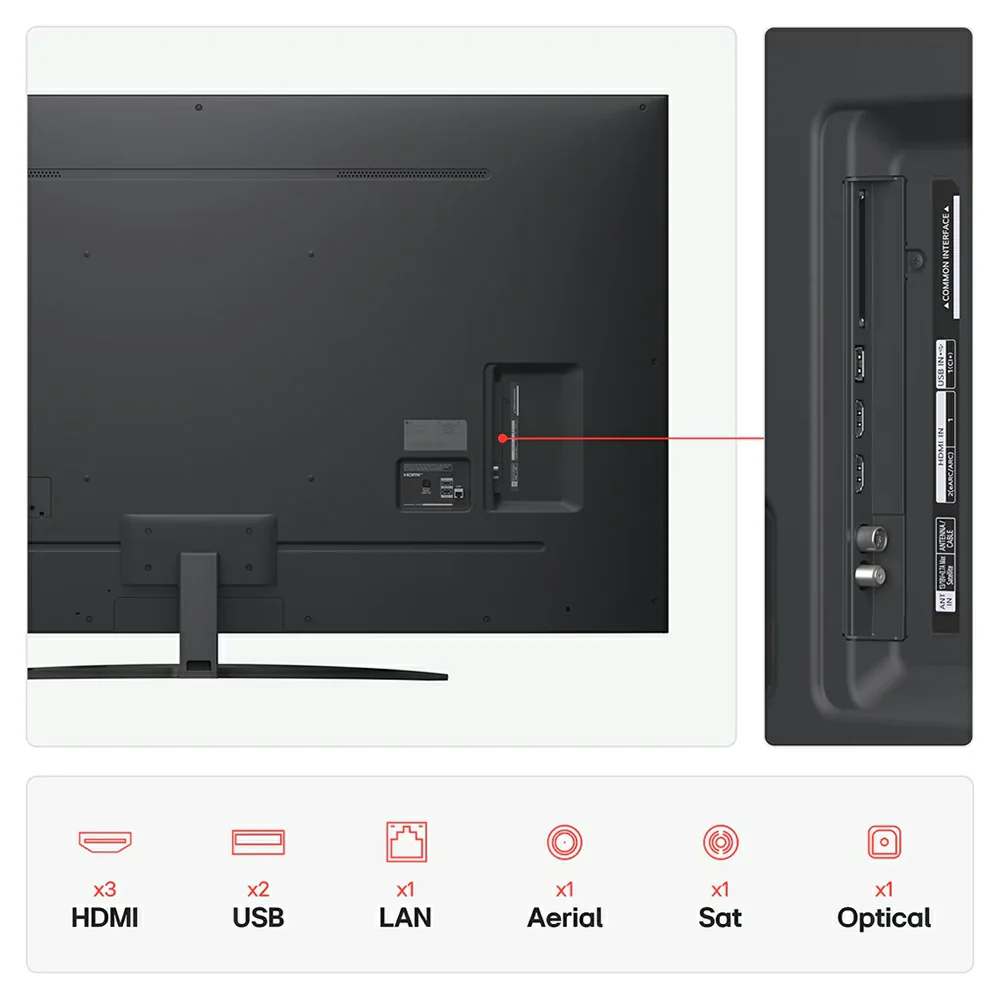 LG NanoCell AI NANO81 75" 4K Smart TV - Black | 75NANO81A6A.AEK - Image 3