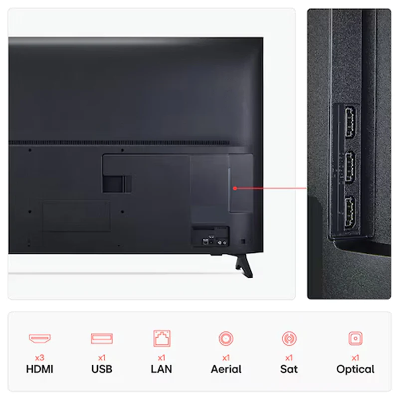LG QNED70 65" 4K Smart TV - Black | 65QNED70A6A.AEK - Image 3