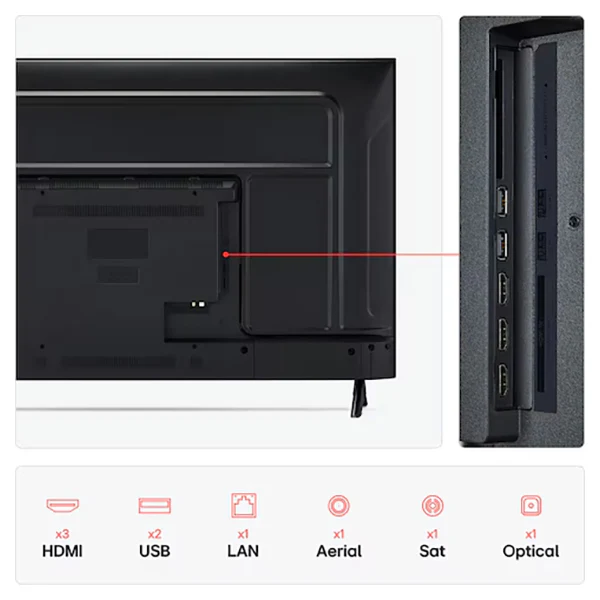 LG UA73 50" 4K Smart TV - Black | 50UA73006LA.AEK - Image 3