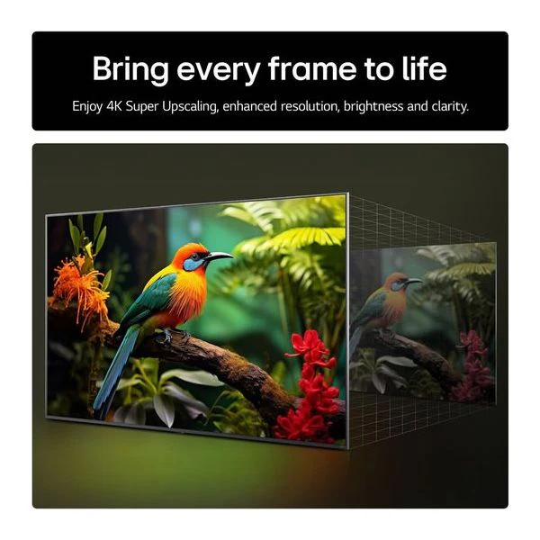 LG UA75 50" 4K Smart TV - Charcoal Black | 50UA75006LA.AEK - Image 6