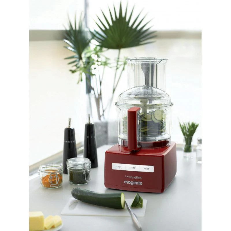 Magimix 4200XL 3L 950W Food Processor - Red | 18474 - Image 4