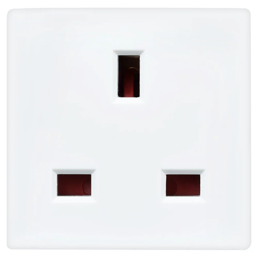 Masterplug 2 Socket Adaptor - White | MSU2-MP - Image 2