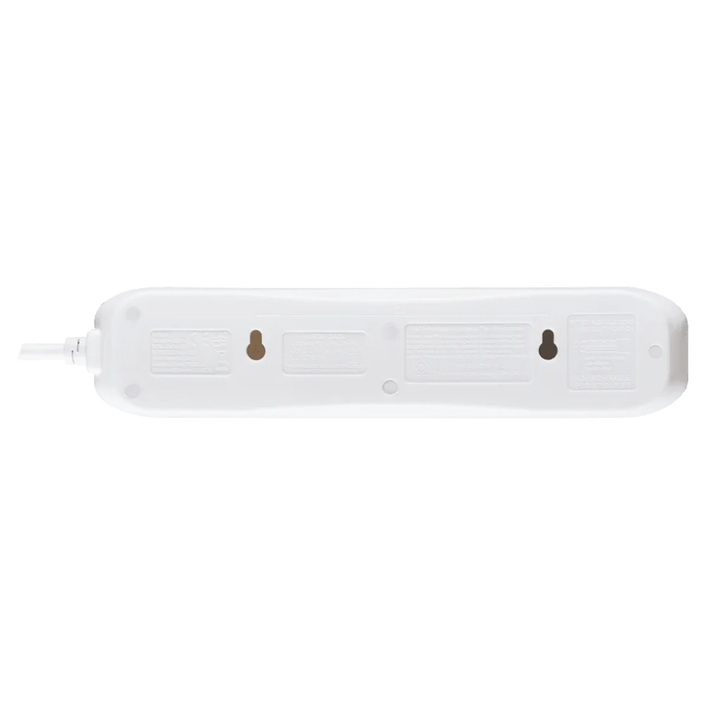 Masterplug 4 Socket Surge Protected Extension Lead - White | SRG44N-MP - Image 4