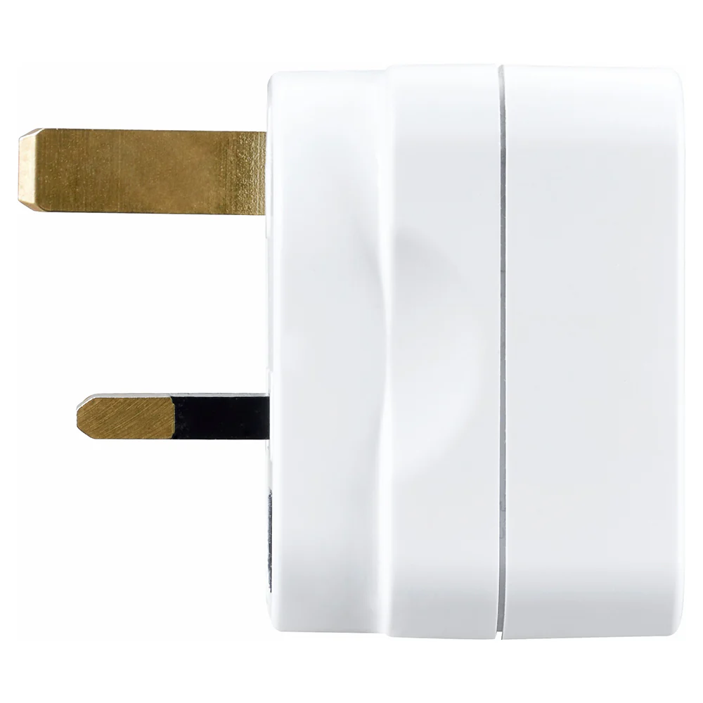 Masterplug UK Travel Adaptor - White | TAVUK-MP - Image 5