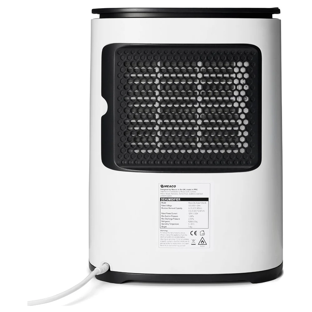 Meaco MeacoDry Arete One 6L Compact Air Purifier and Dehumidifier - White | 44002/ARETE - Image 4