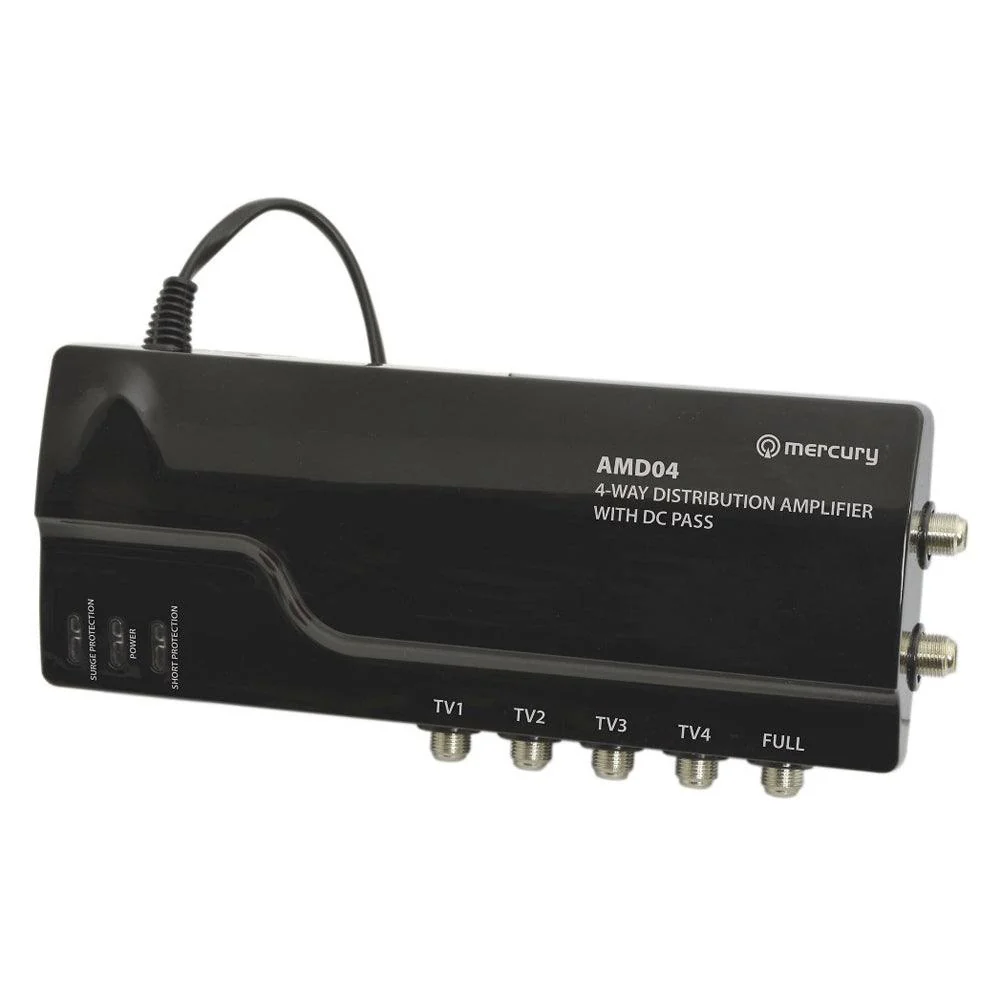 Mercury 4-Way Distribution Amplifier with DC Pass - Black | 130031 - Image 4