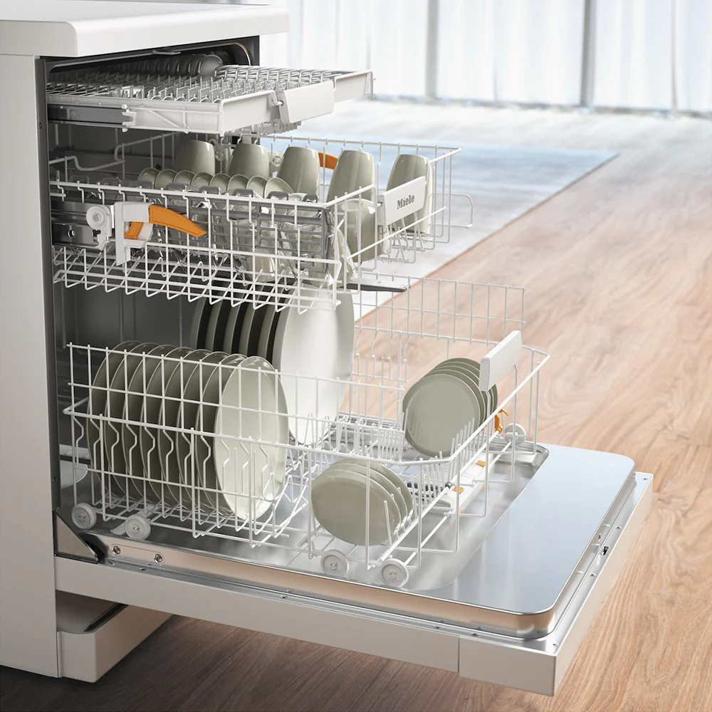 Miele 60CM Freestanding Standard Dishwasher - Brilliant White | G5110SC - Image 4