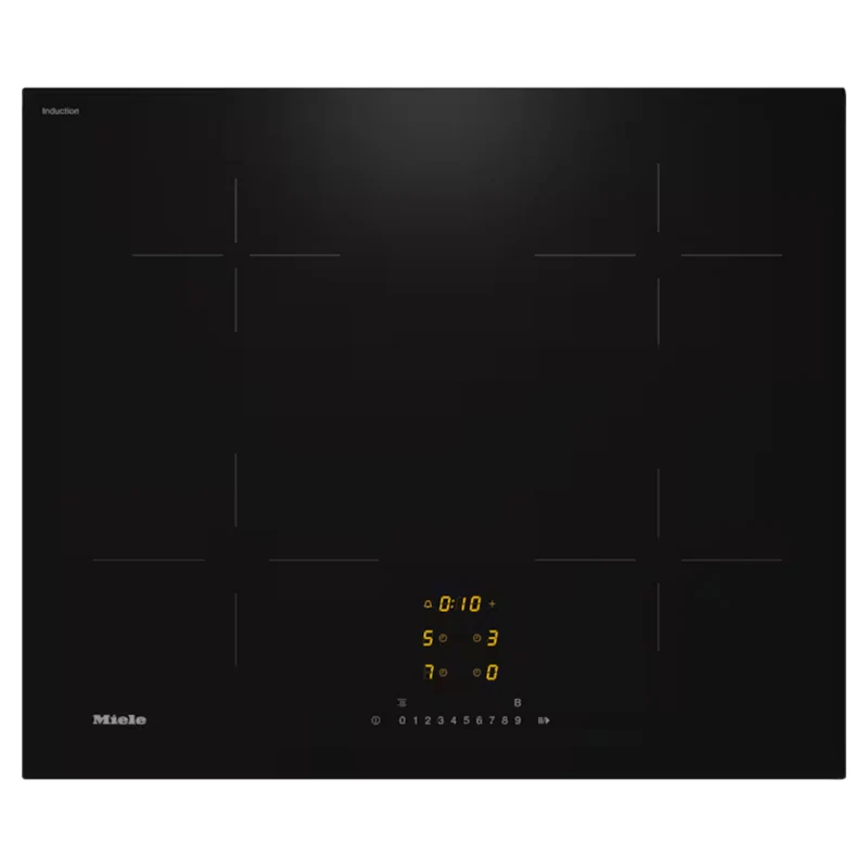 Miele 65CM 4 Zone Induction Hob - Black | KM 7361 FL