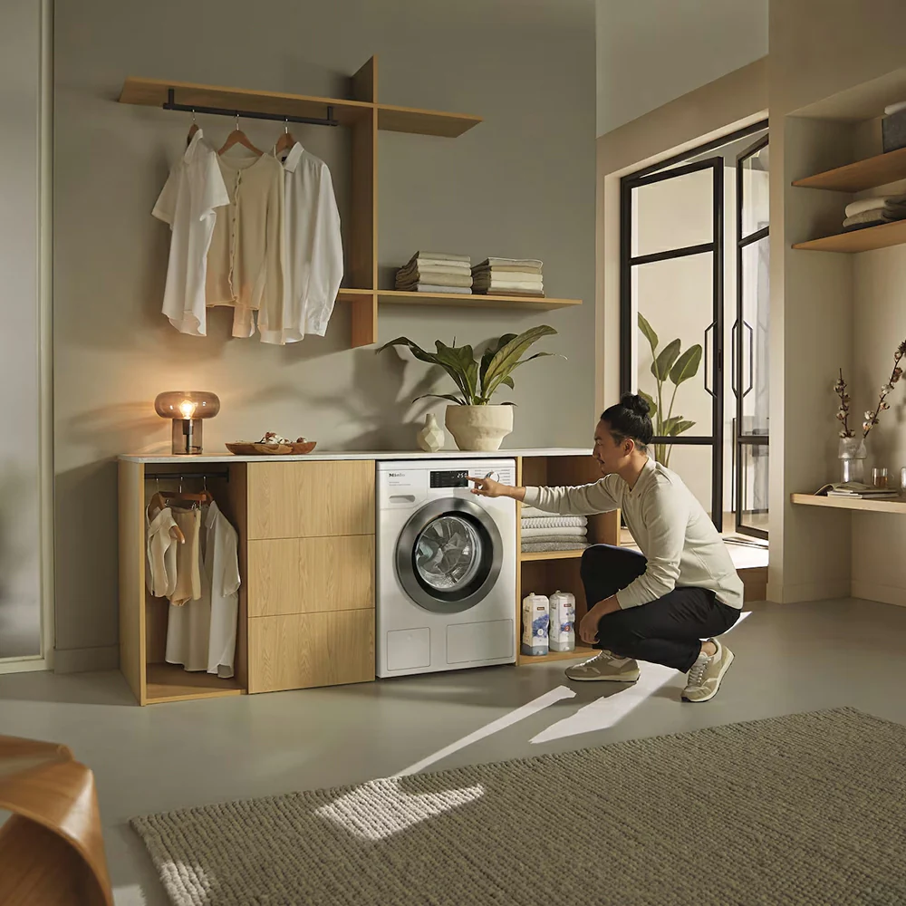 Miele PWash & TDos & Steam 9KG 1400RPM Freestanding Washing Machine - Lotus White | WEG885 WCS - Image 5