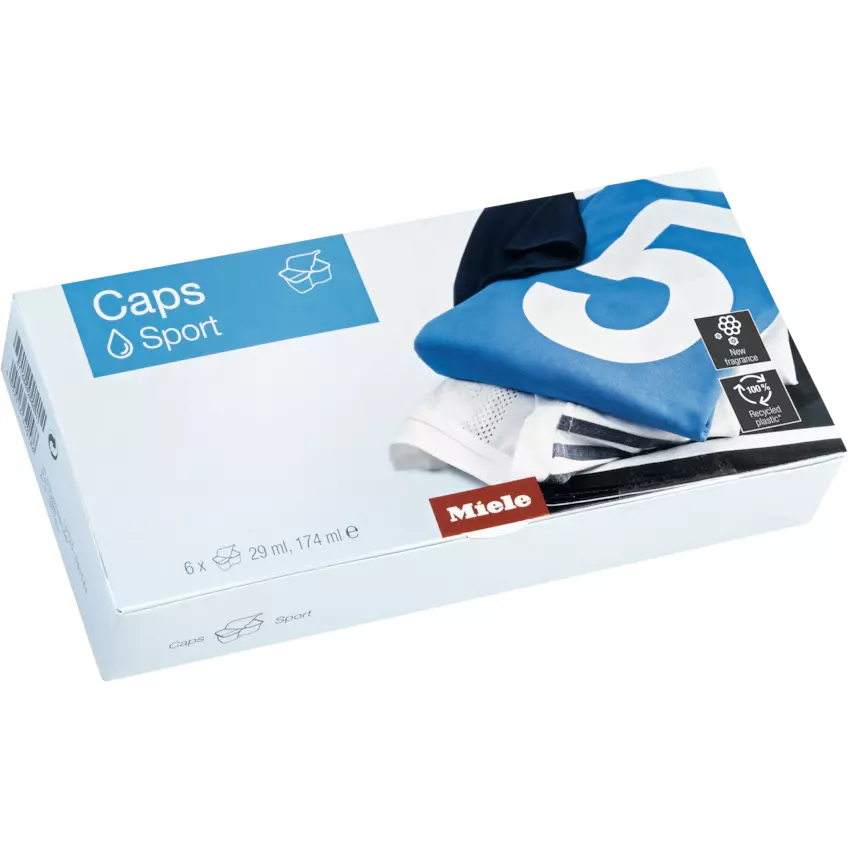 Miele Sport Caps Special-purpose Detergent for Synthetic Fabrics - Pack of 6 | 12014050 - Image 2