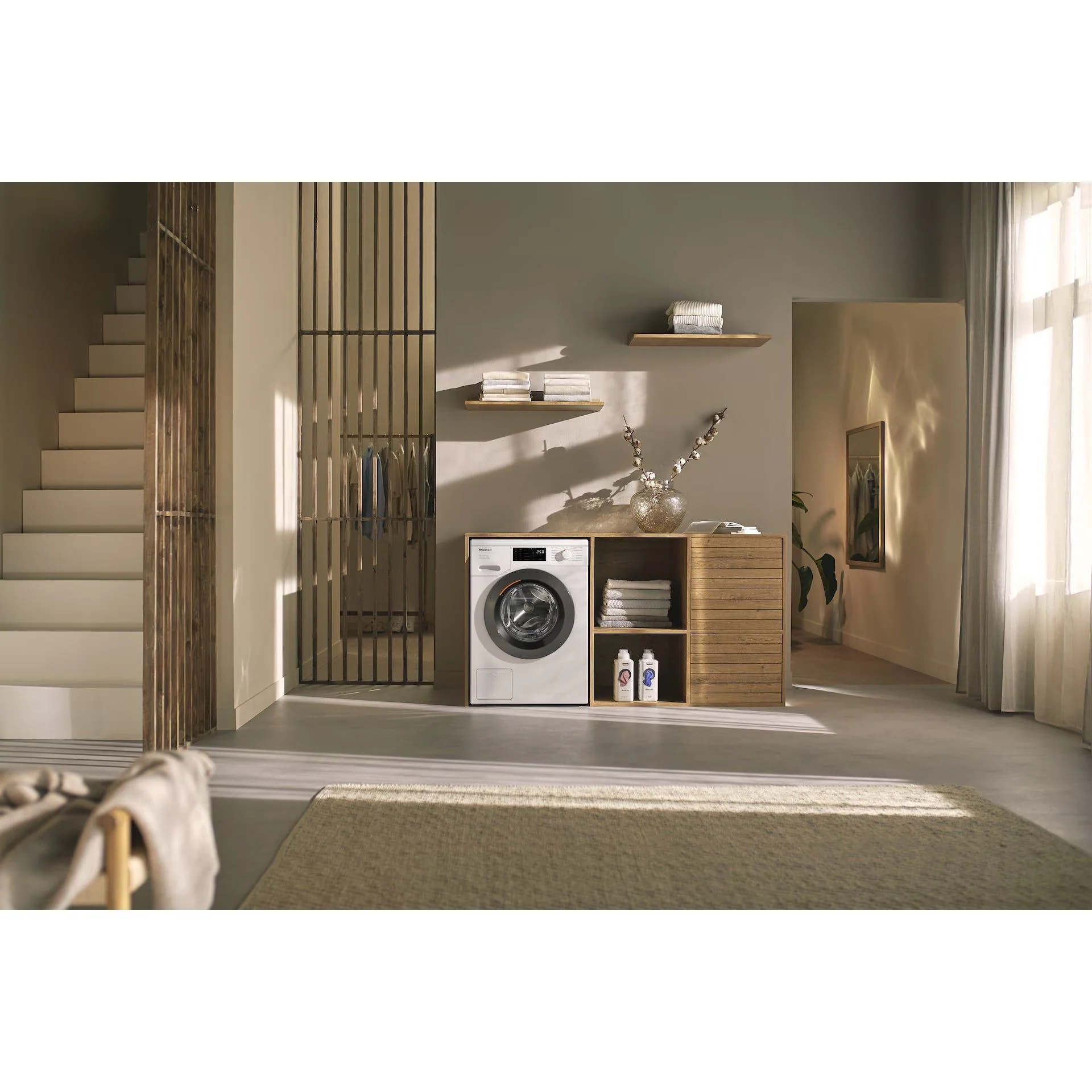 Miele W1 PWash 8KG 1400RPM Freestanding Washing Machine - Lotus White | WEB365WCS - Image 4