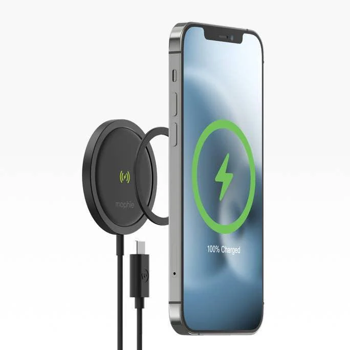 Mophie 15W Snap+ Wireless Charging Pad - Black | 401307634 - Image 4