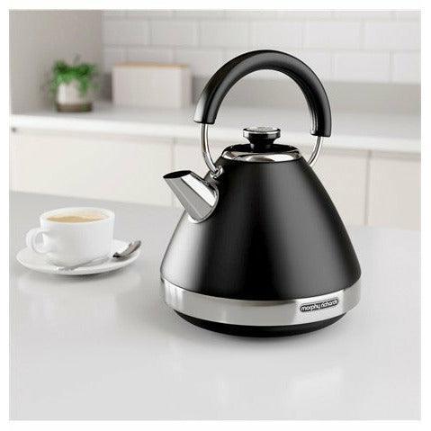 Morphy Richards 1.5L 3000W Venture Pyramid Kettle - Black | 100131 - Image 2