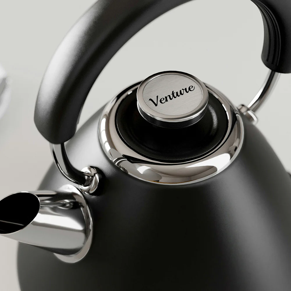 Morphy Richards 1.5L 3000W Venture Pyramid Kettle - Black | 100131 - Image 5