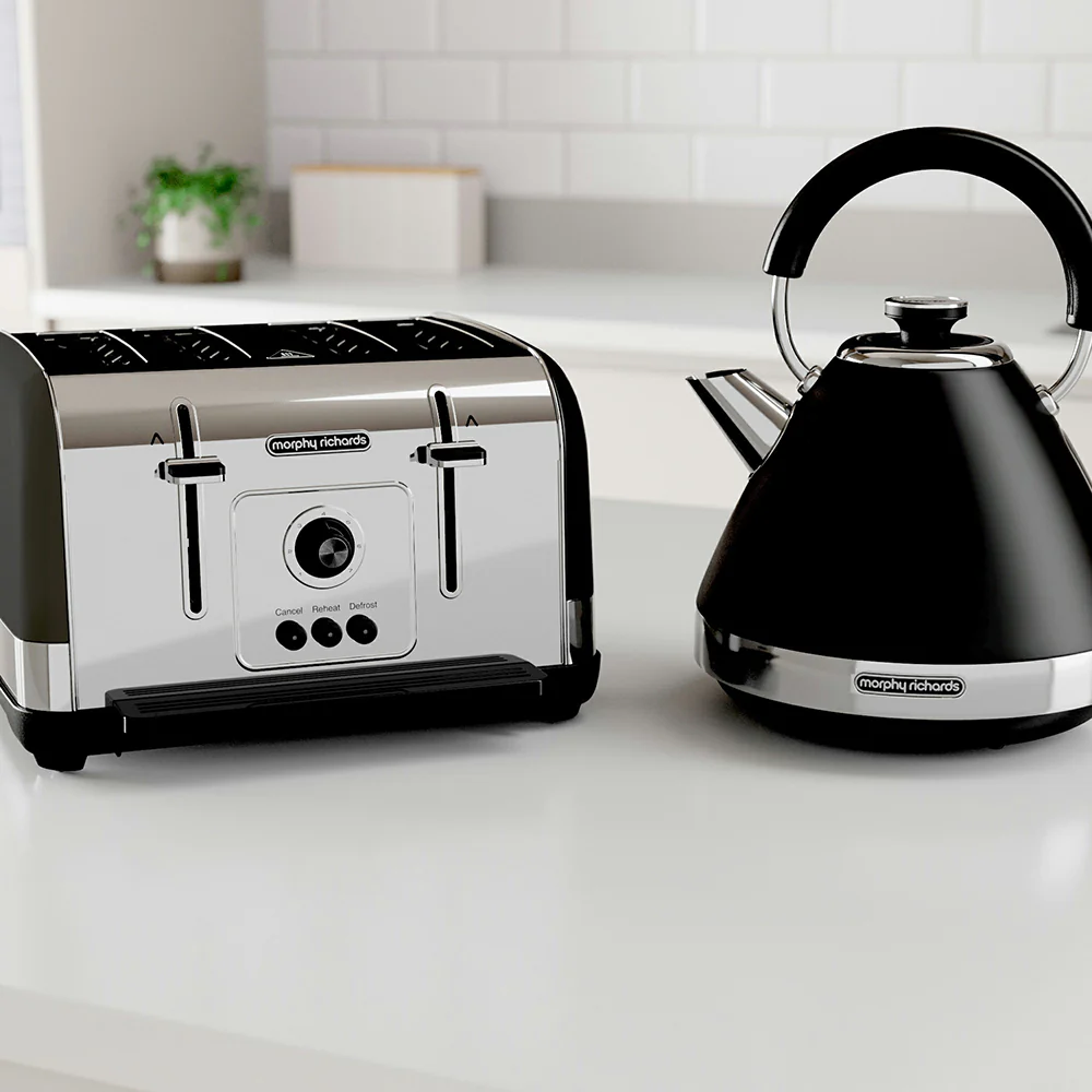 Morphy Richards 1.5L 3000W Venture Pyramid Kettle - Black | 100131 - Image 7