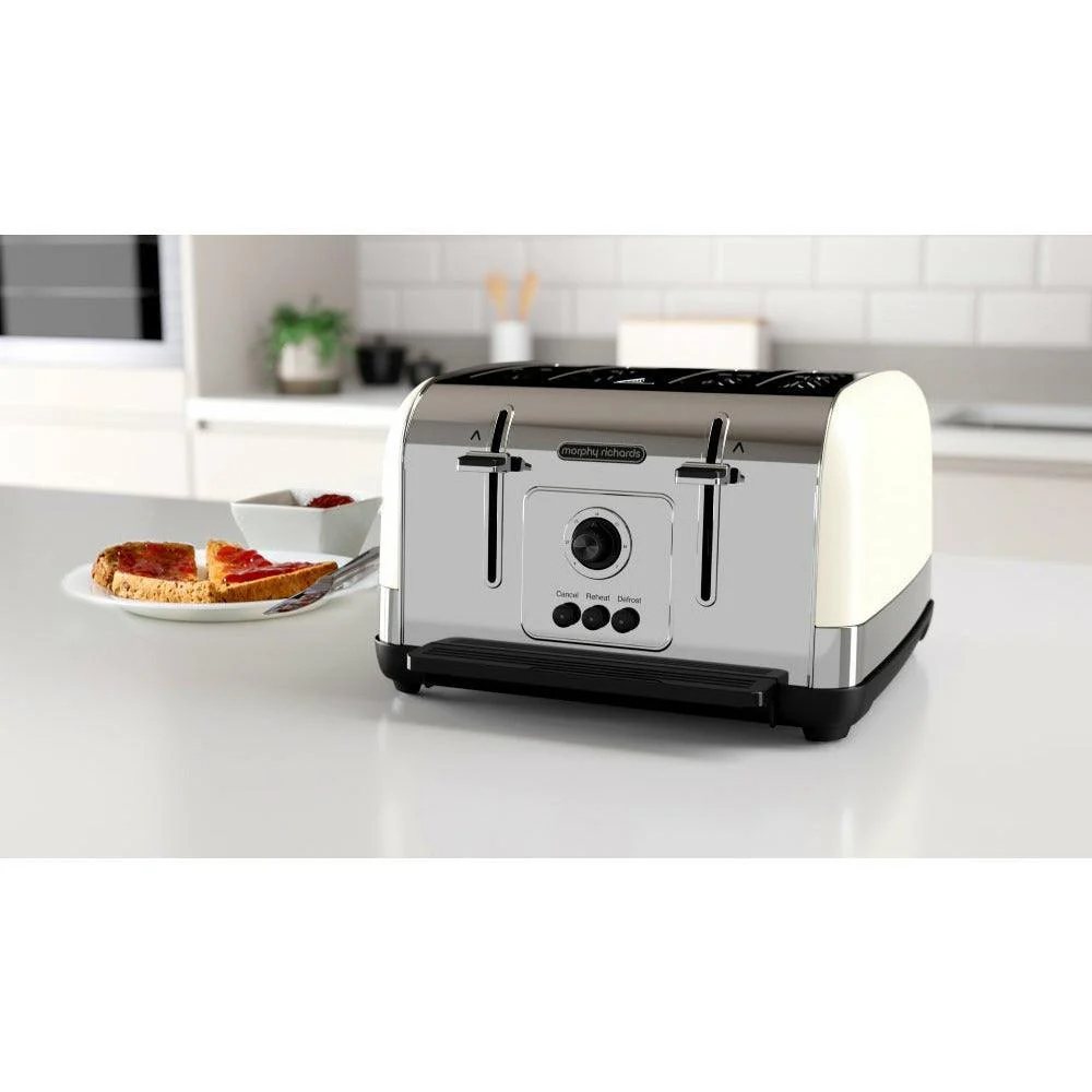 Morphy Richards 1800W 4 Slice Toaster - Cream | 240132 - Image 13