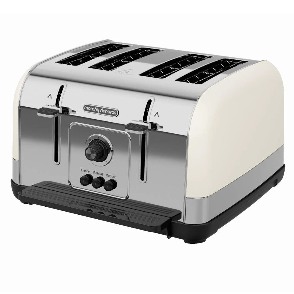 Morphy Richards 1800W 4 Slice Toaster - Cream | 240132 - Image 16