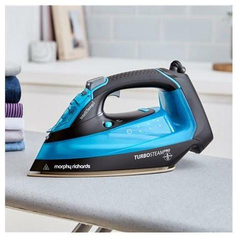 Morphy Richards 3100W Turbosteam Pro Digital Intellitemp Steam Iron - Blue | 303210 - Image 3